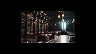 You are studying at ancient library for final exam Dark academia for focus [upl. by Akina]