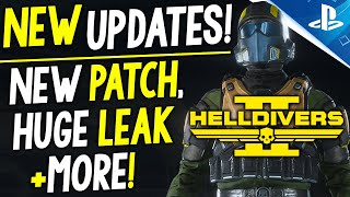 NEW Helldivers 2 Updates NEW PATCH Out Now HUGE LEAK New Known Issues  More Helldivers 2 News [upl. by Rednav930]