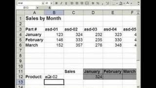 HLOOKUP in Excel  how to use it and edit it Walkthrough explanation [upl. by Ojeillib]