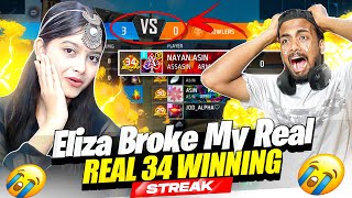 She Broke My Winning Streak 💔Eliza kicked From Guild  Garena Free Fire Max [upl. by Fredkin286]