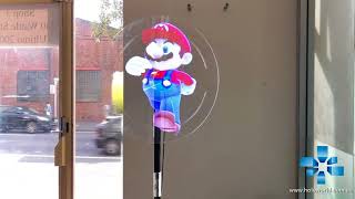 HOLOWORLD holographic Mario Display [upl. by Evad]