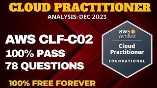 AWS Certified Cloud Practitioner Practice Questions  ANALYSIS DEC 2023 CLFC02 [upl. by Wildon]