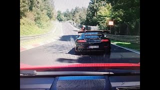 Nordschleife  Porsche GT4  Golf GTI TCR Maody66TV hinter mir  Beifahrer Ronald [upl. by Suiram]