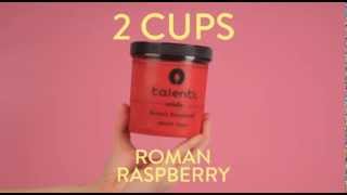 Tahitian Vanilla Bean  Roman Raspberry Milkshake in 15 Seconds [upl. by Dusza]