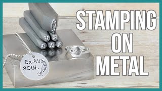 How to Stamp on Metal Metal Stamping for Beginners  Beaducationcom [upl. by Teresita]