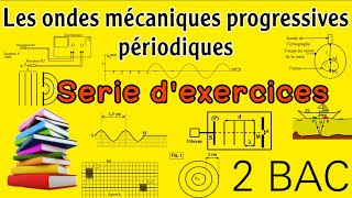 Série d’exercices  Correction  les ondes mécaniques progressives périodiques  Prof BMouslim [upl. by Fae]