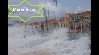 Marés vivas ondas 5 metros Furadouro Ovar [upl. by Eerej]