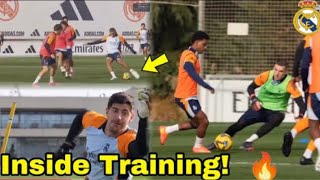 Real Madrid Training season 🔥 full inside training Rodrigo is return to training [upl. by Merle]