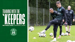 Goalkeeper Training In The Netherlands  Hibernian FC [upl. by Audri974]