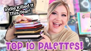 MY TOP 10 BEST EYESHADOW PALETTES OF 2023 [upl. by Michiko]