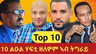 🛑 10 ልዑል ሃፍቲ ዘለዎም ኣብ ትግራይ  top 10 tigray billionaires [upl. by Nomde]