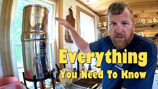 The Berkey Water Filter Turning Rain Water Into Drinkable H2O COMPLETE REVIEW [upl. by Chud]