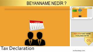 Beyanname Nedir [upl. by Ahon]