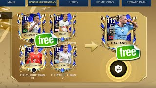 HOW TO GET HAALAND FOR FREE HONOURABLE MENTIONS EVENT IN FIFA MOBILE 23 [upl. by Oakley857]