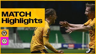 Match Highlights  Newport County v Forest Green Rovers [upl. by Ashman]