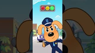 Police Teach Traffic Safety Tips for Kids sherifflabrador shorts [upl. by Xeno]