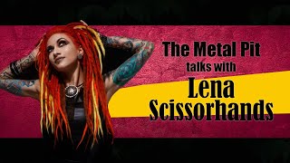 Interview with Lena Scissorhands of Infected Rain Kay Dye of The Metal Pit [upl. by Imeaj]