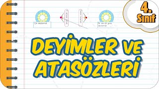 Deyimler ve Atasözleri 📚 4 Sınıf Türkçe 2023 [upl. by Fran]