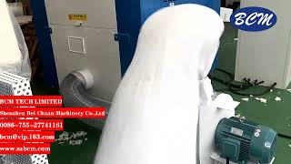 heavy duty machine BC2009C cutting foam waste [upl. by Nerro]