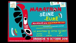 Marathon SeineEure  Revivez lédition 2018  LE FILM [upl. by Arutnev]