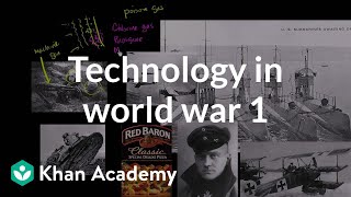 Technology in World War I  The 20th century  World history  Khan Academy [upl. by Erdried423]