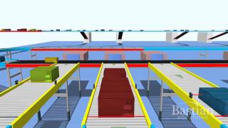 Robot Palletization  Engineering Simulation [upl. by Meluhs]