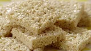 How to Make Marshmallow Crispy Bars  Snack Recipe  Allrecipescom [upl. by Yrahca62]