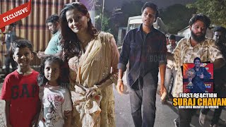 Abhijit Sawant and Family EXCLUSIVE  Bigg Boss Marathi S5 Finale  Reaction on Suraj Chavan Winner [upl. by Aciretahs]