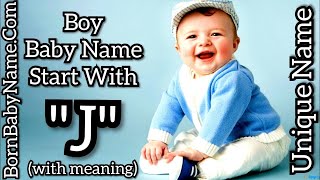 Best boy name starting with J Top 10 boy name start with J J से लड़कों के नाम Unique boy name [upl. by Malina488]