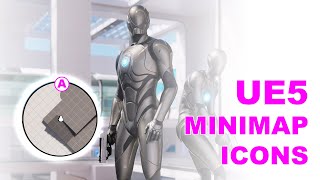 Unreal Engine 5 MiniMap 2  Minimap Icons [upl. by Yeh329]