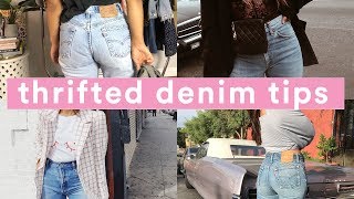 THRIFTED DENIM TIPS  FINDING YOUR PERFECT PAIR OF LEVIS  IMLVH [upl. by Jodee]