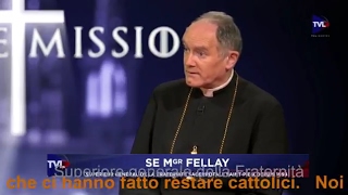 Intervista a mons Bernard Fellay Superiore generale della Fraternità San Pio X [upl. by Nivlam747]