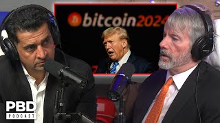 quotTrumps Crypto BOOMquot  Michael Saylor Explains Bitcoin’s MASSIVE SURGE After Trumps Election Win [upl. by Knowle]