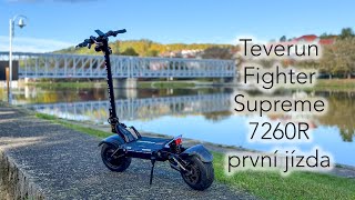 Teverun Fighter Supreme 7260R  doslova šílenost na dvou kolech 😲 První jízda 🛴 [upl. by Ellohcin]