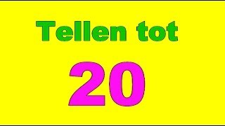 Tellen tot 20 twintig peuters kleuters cijfers leren [upl. by Chita]