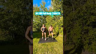 Can You Finish 🥵20 MIN Full Body TABATA 🔥 No Equipment tabata homeworkout crossfit [upl. by Keever165]