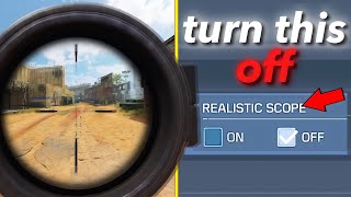 How To Have Your BEST SNIPER SETTINGS In COD MOBILE [upl. by Akired988]