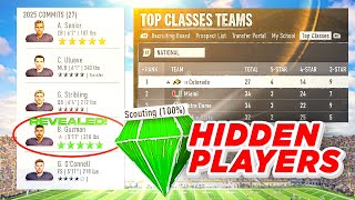 These Players Are Overpowered Recruiting Method College Football 25 [upl. by Sliwa]