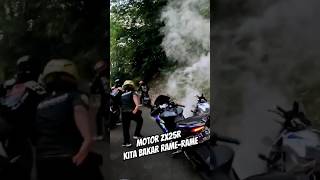 Motor Zx25r kita bakar rame rame motovlog sunmori motovlogindonesia motovlogger sunmoricheck [upl. by Anhej169]