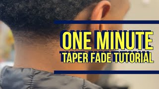 The Perfect Taper Fade StepbyStep tutorial [upl. by Anahpets547]