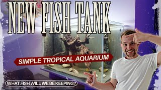 NEW AQUARIUM SETUP  How to setup an aquarium FAST [upl. by Ferwerda]