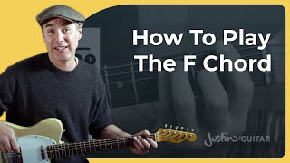 The Easiest F Chord Guitar Lesson Youll Find [upl. by Doubler239]