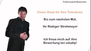 Bewerbungsanschreiben  professionelle Bewerbungen formulieren  Teil 3 von 5 [upl. by Dranoc808]