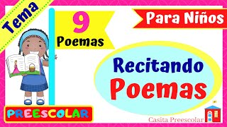 POEMAS Para Niños Aprendeencasa [upl. by Ylyl940]