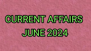 CURRENT AFFAIRS  JUNE 2024 ll MALAYALAM ll CSEB Rank Maker currentaffairs csebrankmaker [upl. by Zulema]