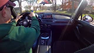 GRacing NC3 Super Short Shifter In the 124 Spider [upl. by Alikam]