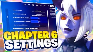 NEW BEST Controller Settings For Fortnite Chapter 6 PS4PS5XboxPC [upl. by Niall663]