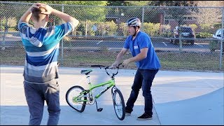 DESTROYING A KIDS BIKE amp GIVING HIM A BRAND NEW ONE [upl. by Landan]