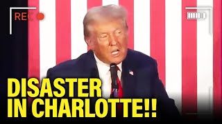 SLURRING Trump STRUGGLES in DISASTER Charlotte Speech [upl. by Ettenaej732]