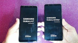 Samsung Galaxy A7 2018 vs Galaxy A8 Star Speed Test [upl. by Nnaitak678]